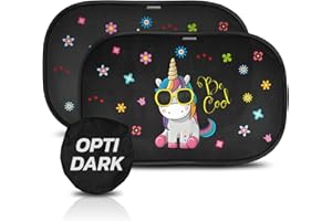 CARAMAZ Car Window Shade for Baby with Certified UV-Protection 2 Pack - 20"x12"