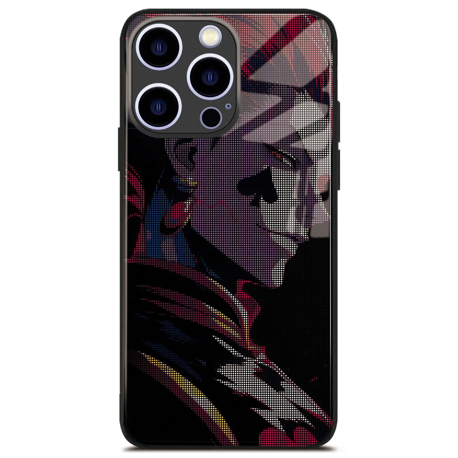 Hisoka-HxH Limited Edition Design Glass Anime Phone Case, Unique Manga Pattern Cover for iPhone 16e