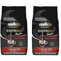 Lavazza Gran Crema Espresso, 2.2-Pound - Pack of 2 (Packaging May Vary)