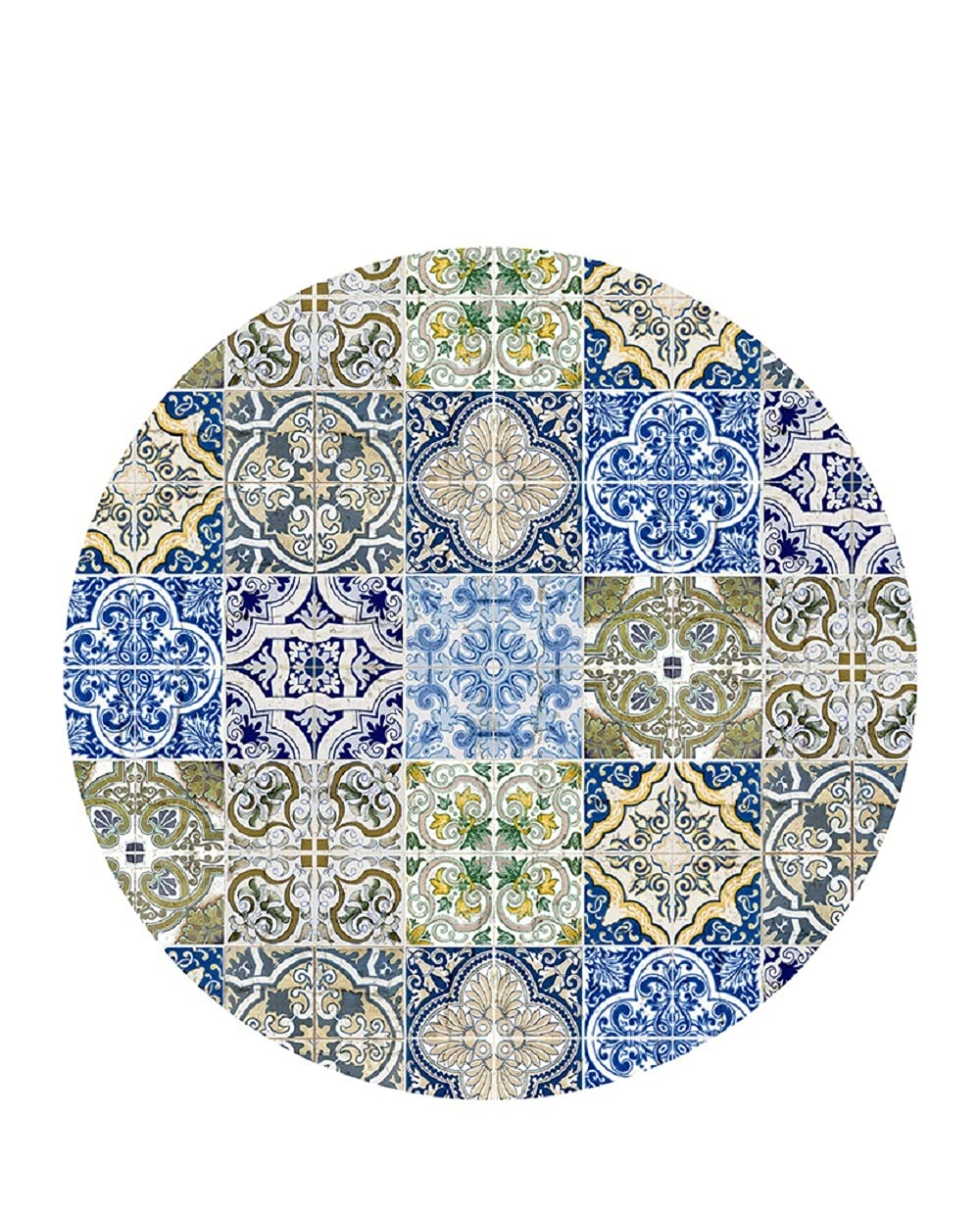 Vilber, Lisboa Colour 01 Round Vinyl Rug 97cm Diameter — image 1
