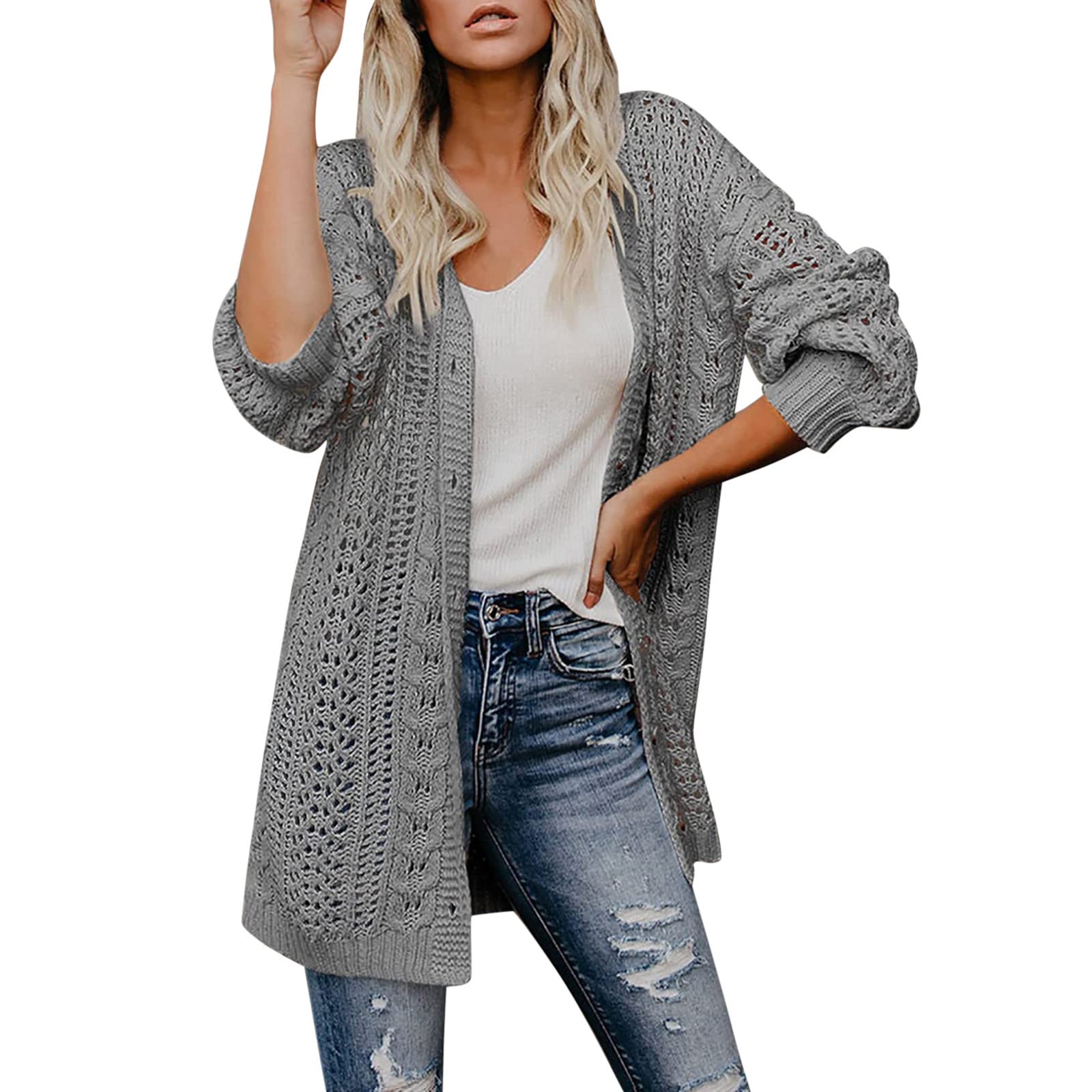 ADJHDFH Long Sweaters For Women Sweater Jackets For