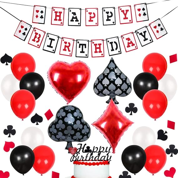Casino Party Decorations Poker Themed Happy