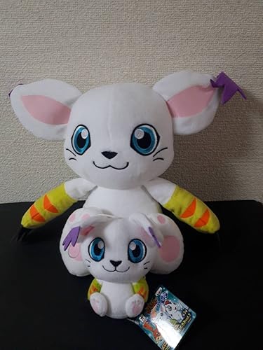 Amazon Co Jp デジモンアドベンチャー でっかいテイルモンぬいぐるみ コロっとまんまるぬいぐるみ テイルモン2種セット ホビー 通販