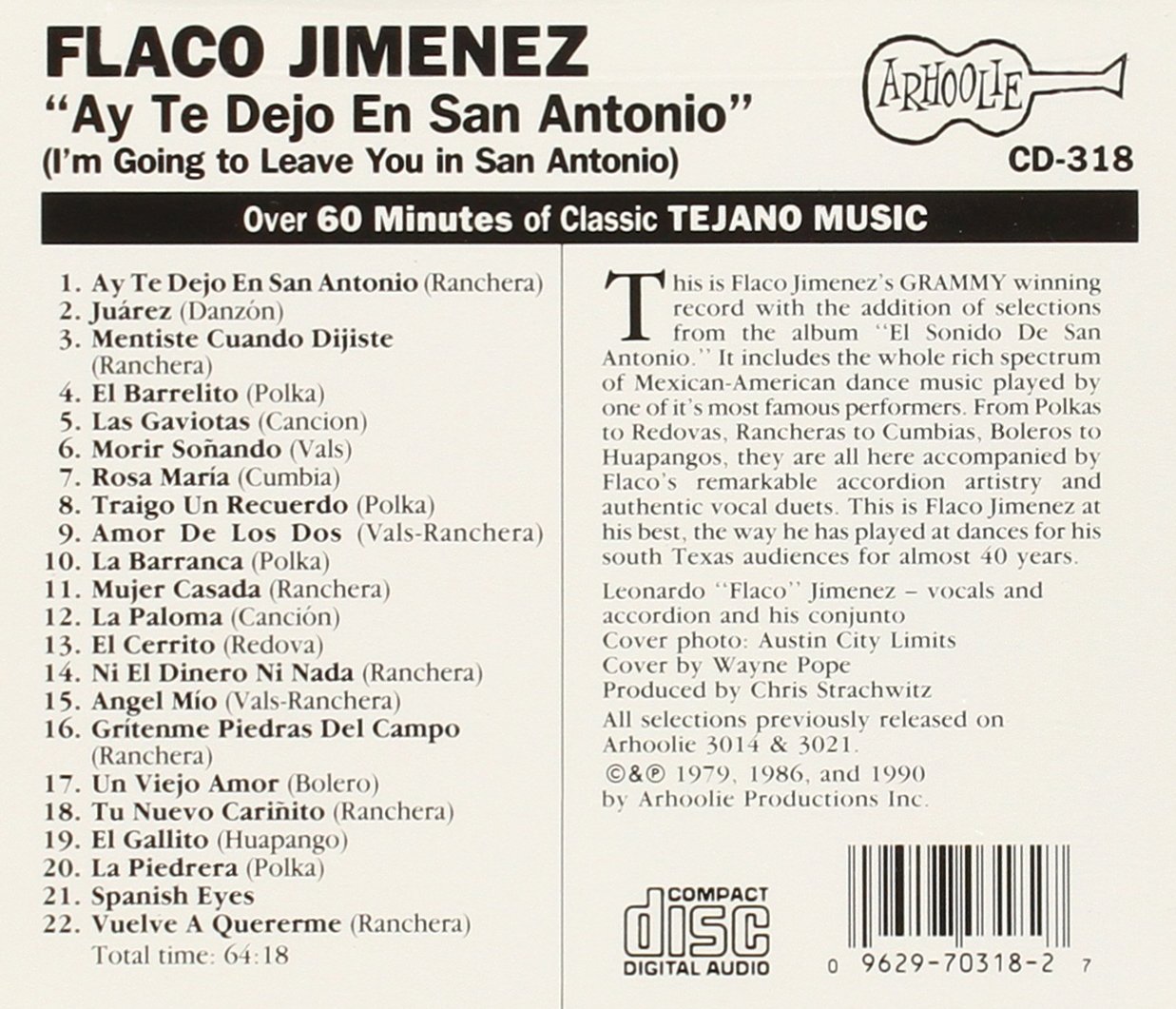 Ay Te Dejo En San Antonio Cds Y Vinilo Ay Te Dejo En San Antonio Cds Y Vinilo