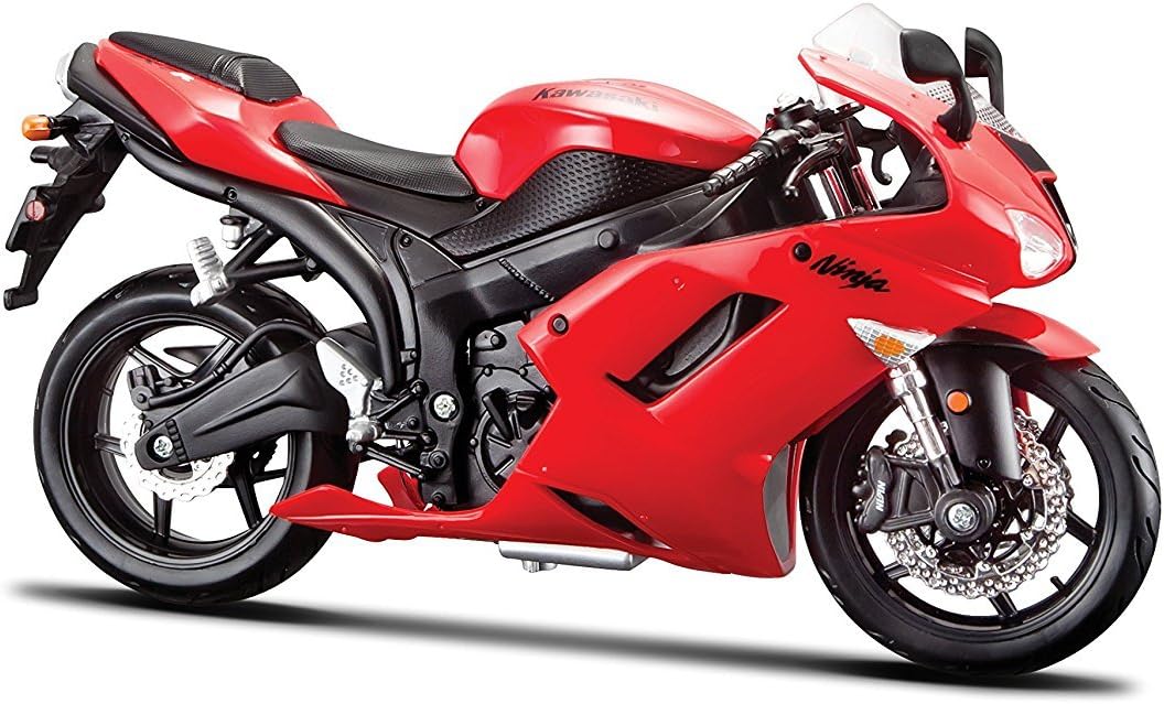 Maisto NEW 1:12 MOTORCYCLE COLLECTION - RED KAWASAKI NINJA ZX-6R By