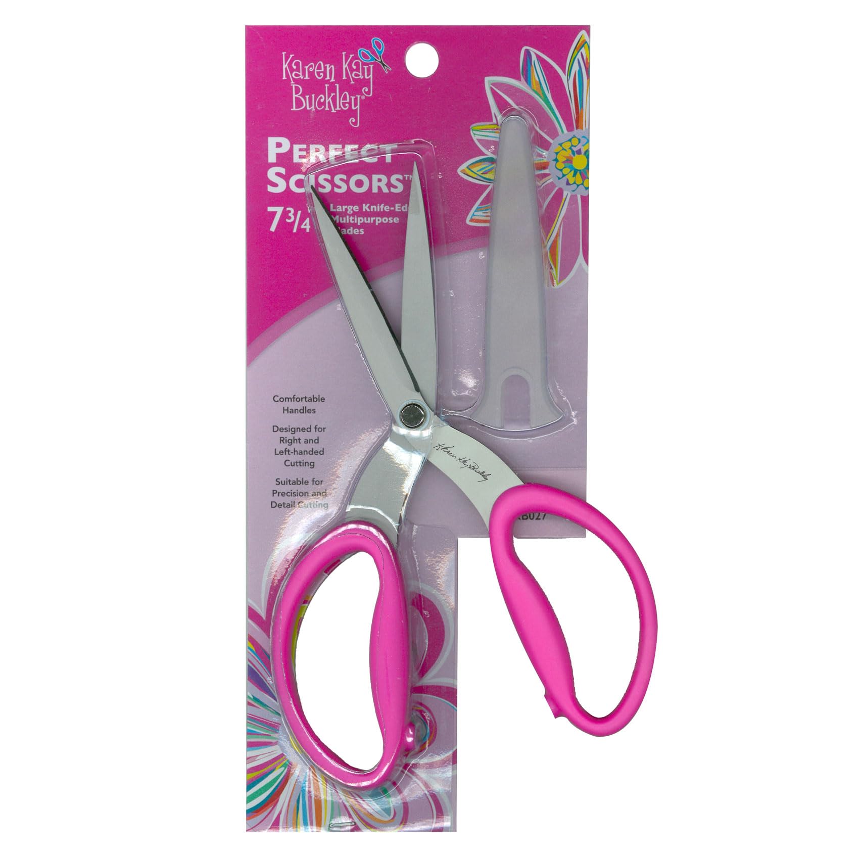 Karen Kay Buckley's Perfect Scissors Multi-Purpose Large 7-1/2 in Pink (KKB027)
