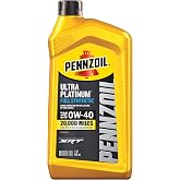 Pennzoil Ultra Platinum Full Synthetic 0W-40 Motor Oil, 1 Quart