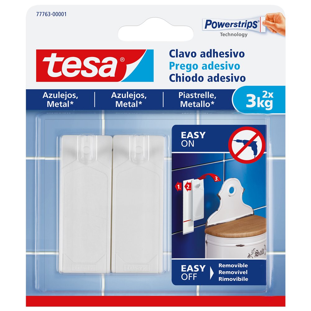 Tesa 77763-00001-00 – Adhesive Nail for Tiles and Metal (3 kg)