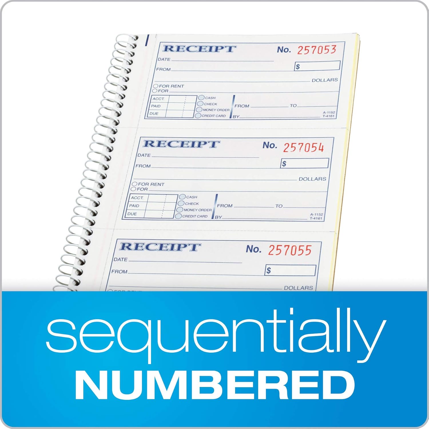 Rent Receipt Book Amazon Amazon Com Rent Receipt Book With Carbon