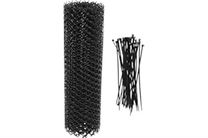 SUPVOX 10ft x 12in Balcony Netting, 0.8cm Mesh Plastic Safety Fence for Pets & Kids, Durable HDPE Banister Guard for Balcony,