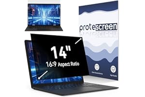 14 Inch Laptop Privacy Screen, Anti Glare Blue Light Privacy Filter, Removable Shield 14in Screen Protector 16:9 Aspect Ratio