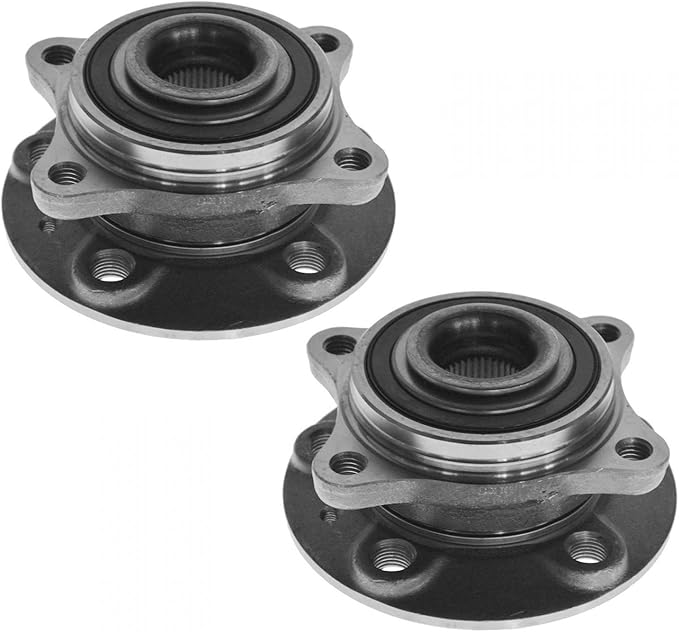Front Wheel Hub & Bearing Pair Set for Volvo V70 S60 S80