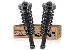 KUIPERAUTO Pair Front Strut Shocks Assembly Compatible with 2009 2010 2011 2012 2013 Ford F150 4WD 171141 Shock absorber