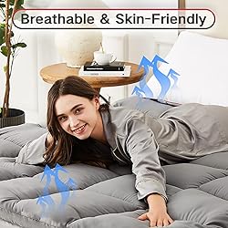 Homemate Cal King Mattress Topper,1800TC Cooling