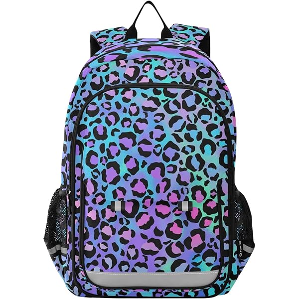 【HIGHLOOP】Leopard Flower Travel Backpack_6colors Amazon.com: Leopard Print Rainbow Cheetah Polka Dot Laptop
