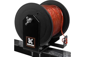 IRENPORU Adjustable Width (4.65"-9.54") Weed Wacker Trimmer Line Holder,Line Spool Rack,Supports 3 & 5 Pound Spools,with Mounting Hardware,for Landscape Trailer Organization Accessories