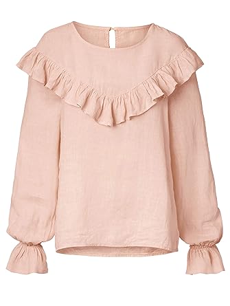 Reken Maar Damen Leinenbluse