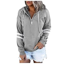 tie dye Sweatshirts for Women Grey Hoodie Long