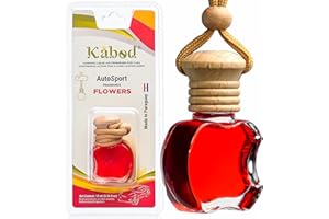 KABOD Flowers Luxury Car Air Freshener for Women Long Lasting Scent Diffuser Natural Auto Fresheners Odor Eliminator Strong Smell Hanging Air Freshener Interior Essentials 10 ml 45 Days