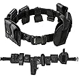 NATGAI 10 in 1 Duty Belt Black Law Enforcement Tactical Equipment System Set Police Security Military Tactical Duty Utility Belt
