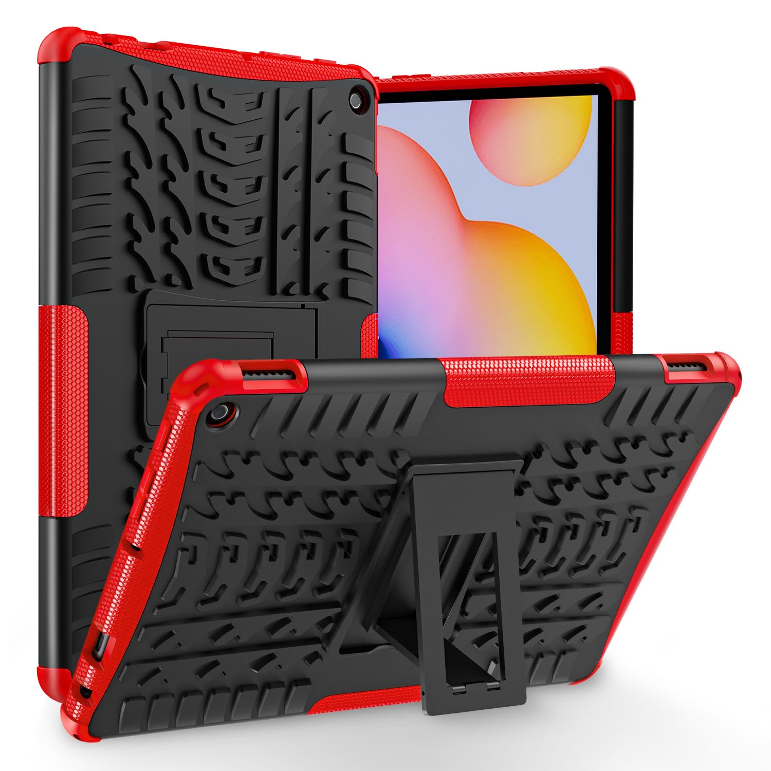 Photo 1 of ROISKIN for Dual Layer Shockproof Rugged Case for 2023 Tablet 10 Case 13th Generation,Not for iPad Samsung 10 inch