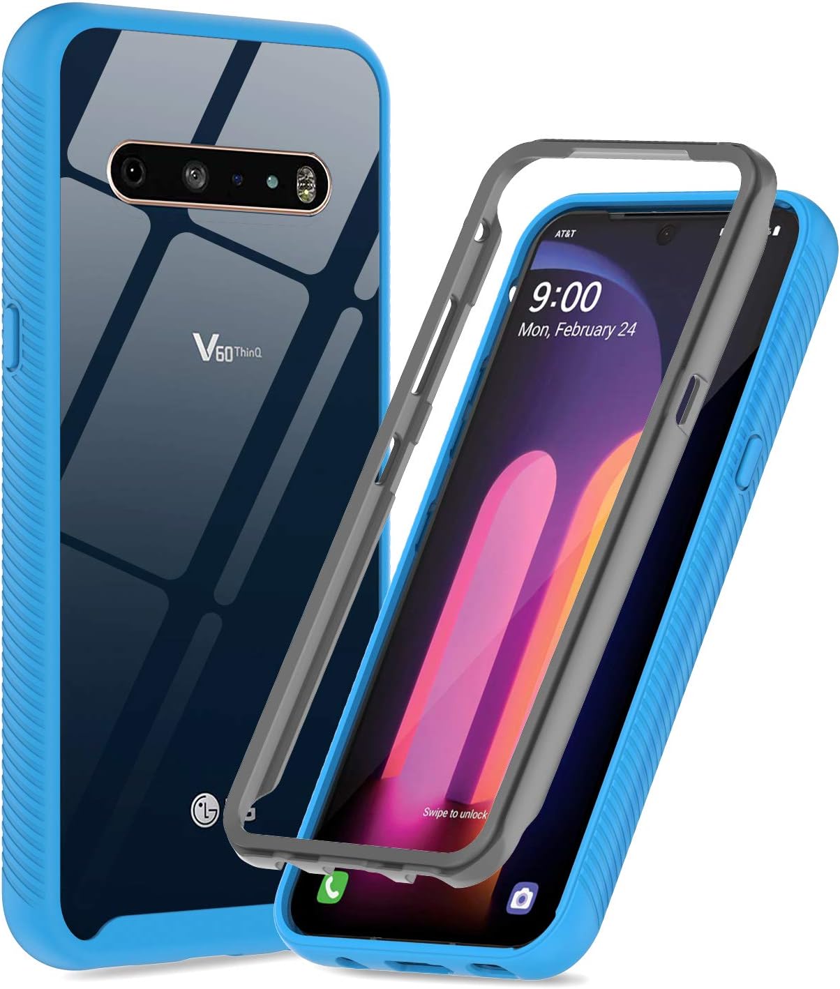 LeYi LG V60 ThinQ Case, LG G9 ThinQ/LG V60 Case, FullBody