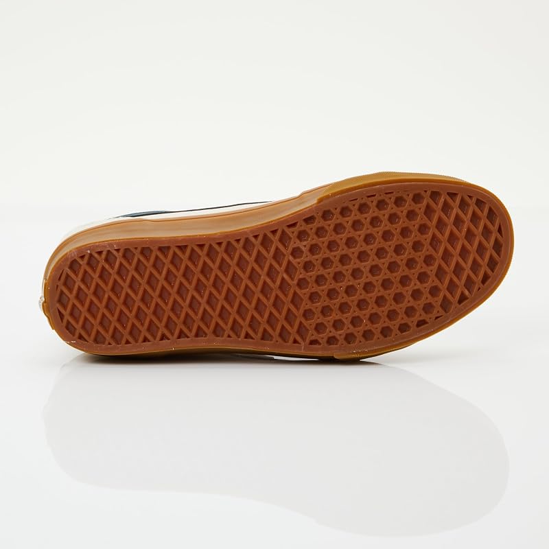 Filmore - Ténis masculinos de lona em camurça, preto e branco, Gum Classic Cream, 41 EU