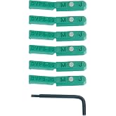 MICROJIG MatchFit Pop Stop (6-Pack) &ndash; Innovative Dovetail Track Stops for Versatile Woodworking | Low-Profile Design for Jigs, Sleds, Miter Saw Stations &amp; More | Includes Custom Screwdriver, DVPS-90K6