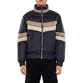 Forever 21 Men's Colorblock Funnel Neck Puffer Jacket