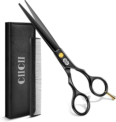 CIICII 6.5 Inch Hair Cutting Scissors Professional Barber Shears Right Left