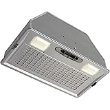 Broan-NuTone PM390 Power Pack Range Hood Insert Exhaust Fan and Light Combo for Over Kitchen Stove, 390 CFM, Silver