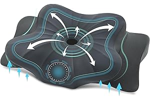 DONAMA Cervical Pillow for Neck and Shoulder,Contour Memory Foam Pillow,Ergonomic Neck Support Pillow for Side,Back and Stomach Sleepers with Breathable Pillowcase-Dark Grey