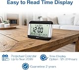 Geemarc VISO8 Dementia Clock Self-Setting Day Date UK MSF Battery view 7