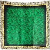 K-Elewon Large Square Scarf 43" Silk Scarf Fashion Scarves Silk Feeling Hair Wrapping Scarfs Night Sleeping Headscarf