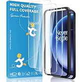 JavoYion 3 Pack for OnePlus 15 Screen Protector, Easy to Install Tool, Fingerprint Support, Bubble-Free, Case Friendly, 9H Hardness Clear Glass Screen Protector for OnePlus 15