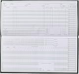 Gunn & Moore GM Cricket Scorebook Bowling Analysis Green Gold Logo 60 Innings view 2