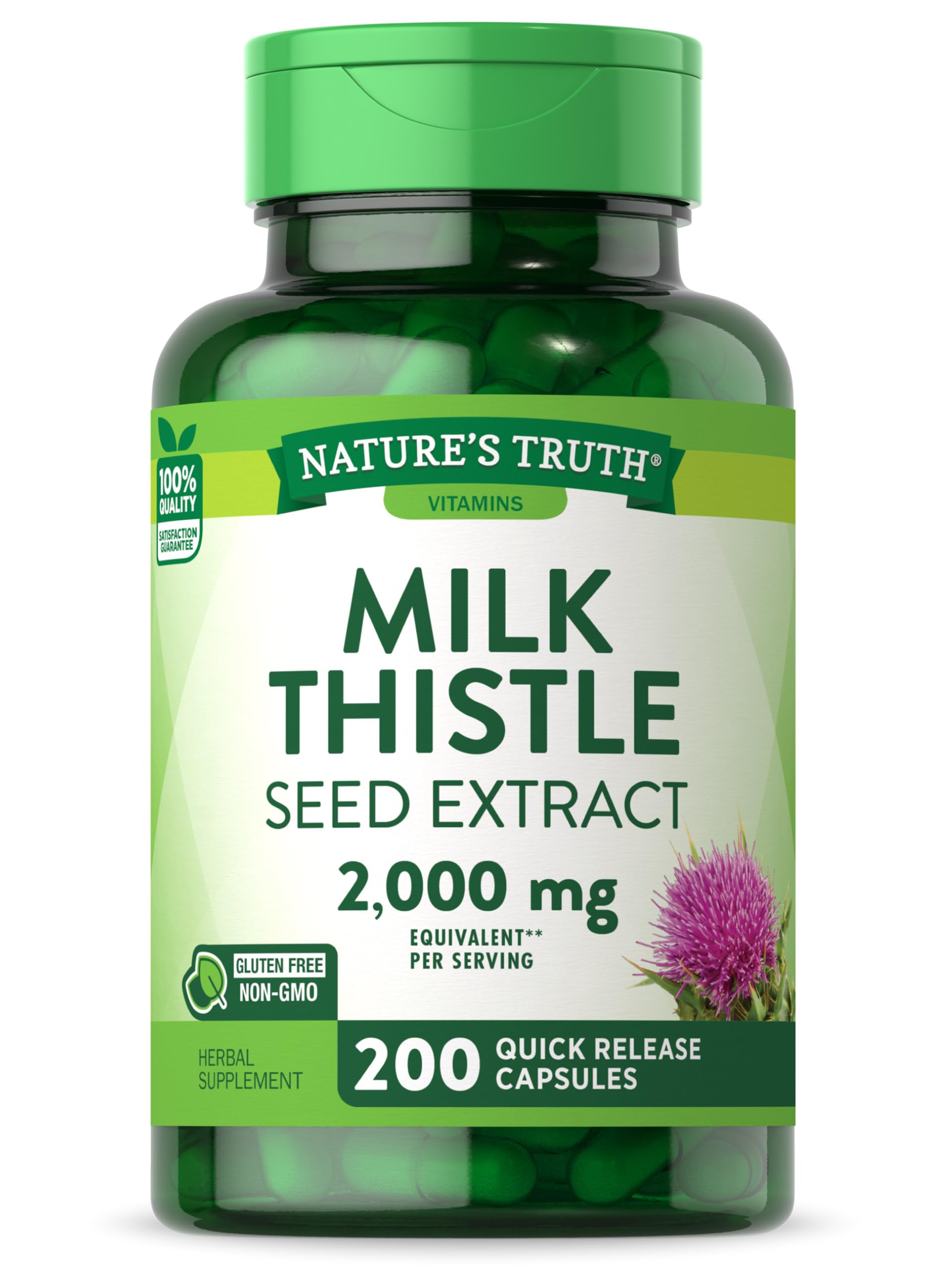 Milk Thistle Seed Extract 2000 mg