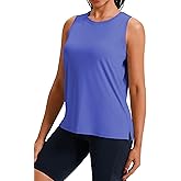 JOYSPELS Ice Silk Workout Tank Tops for Women Cool-Dry Sleeveless Loose Fit Yoga Shirts Athletic Running Gym