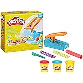 Play-Doh Fun Factory Starter Set, Preschool Toys for 3 Year Old Girls & Boys & Up, Kids Arts and Crafts Kit, 3 Modeling Compo