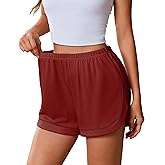 Ekouaer Pajama Shorts Women Soft Sleep Shorts Casual Lounge Shorts Cute High Waist Pajama Bottom Comfy Split Side Pj Bottom