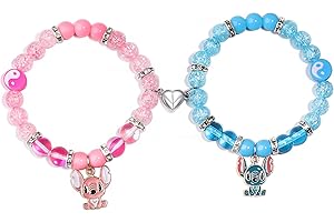 GINAZL Matching Bracelets (𝙏𝙫 𝙂𝙞𝙧𝙡 | 𝙎𝙩𝙞𝙩𝙘𝙝| 𝙈𝙞𝙡𝙚𝙨&𝙂𝙬𝙚𝙣| Spider&Kitty| Luffy&Zoro| Cropse Bride| Starboy)