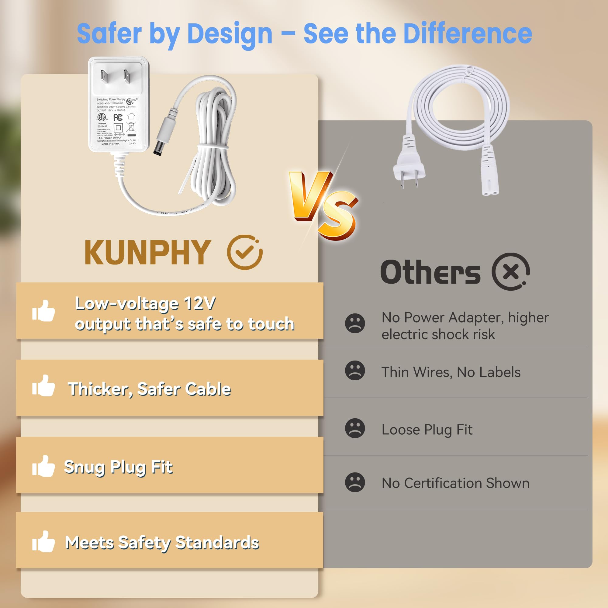 kunphy KUNPHY Ultrasonic Jewelry Cleaner, Jewelry Cleaner Machine 12oz 46KHz, Professional Sonic Cleaner with One-Touch Operation, Sonic Cleaner for Rings, Glasses, Jewelry, Dentures White