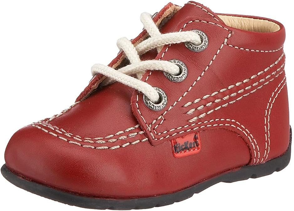 Kickers Unisex Kids' Toddler Kick Hi Shoes Red, 1 Child UK (17 EU