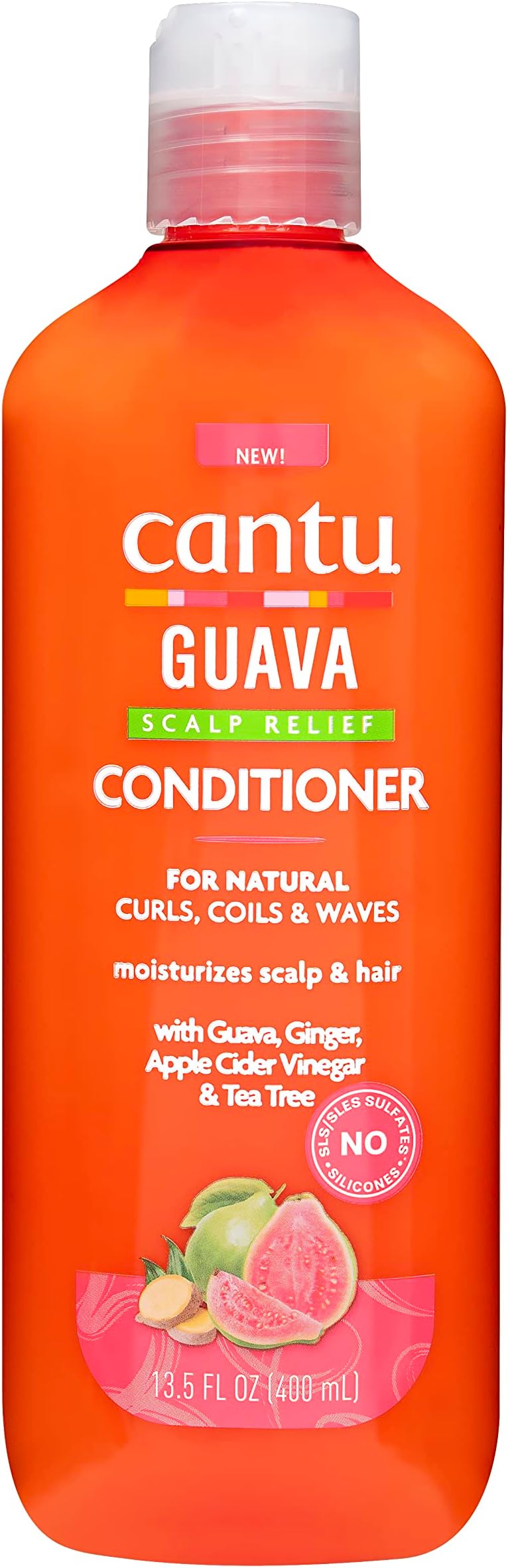 Cantu Guava Scalp Relief Conditioner 13.5oz 400ml - Hydrating, Sulfate Free