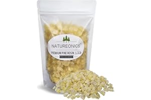 Natural Pine Gum Rosin 1.1 Lbs, Pine Resin, Pine Resin for Beeswax Wraps, Pine Sap, Crush to Powder, Rosin for Beeswax Wraps,