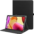 HGWALP Universal 9",9.7",10.1",10.2",10.5",10.9",11" Tablet Case,Protective Cover Stand Folio Case for 9-11 Inch Tablet,Tablet Case Cover with Pen Holder for iPad, Samsung, Other Tablet-Black