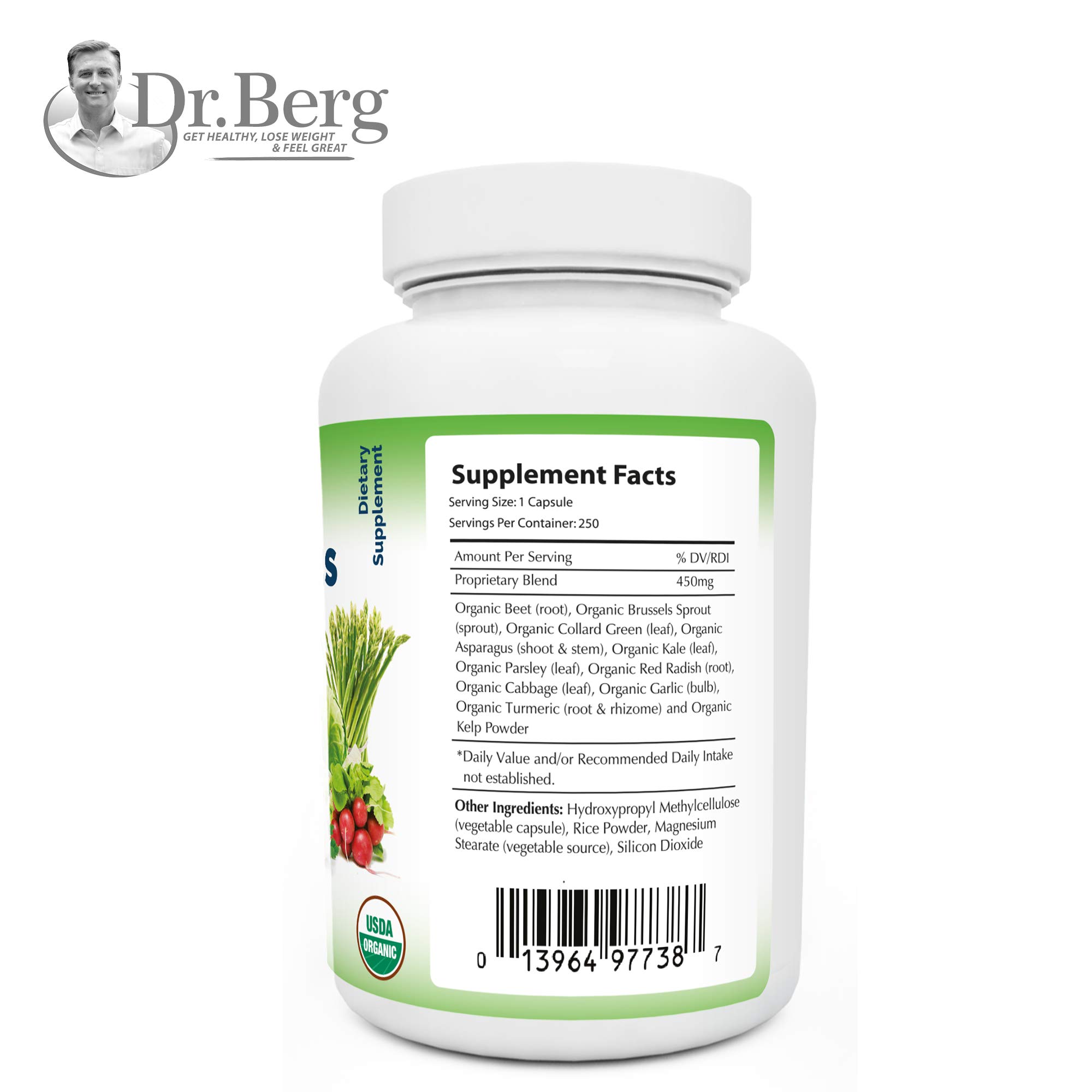 Dr Berg's Cruciferous Superfood Vegetable Dietary Supplement That