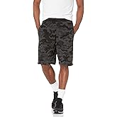 Southpole Mens Basic Cotton Fleece & Jersey Shorts, Inseam 10", Drawstring