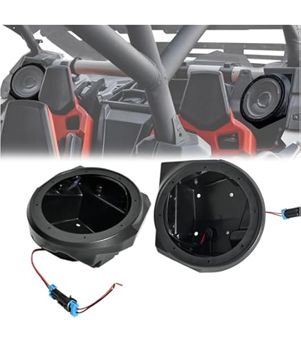 SSV Works F4 X3 Under Dash Speaker Pod With Kicker 4" Speaker | For Polaris Maverick X3, No Cutting Required