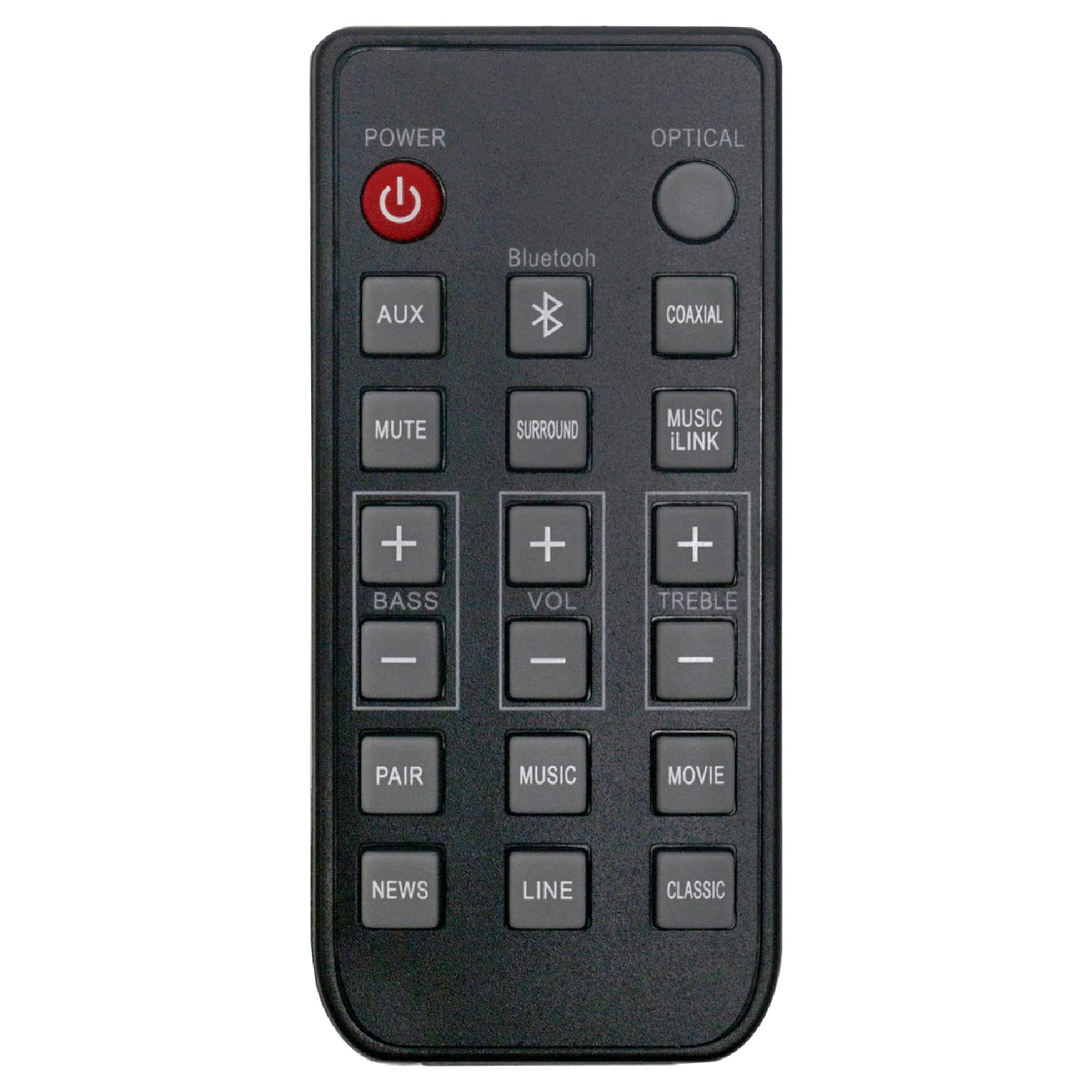 Photo 1 of PERFASCIN Replacement Remote CSS2123 CSS2133 CSS2123B Fit for Philips Soundbar Home Theater